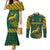 South Afica Rugby Couples Matching Mermaid Dress and Long Sleeve Button Shirt Springboks Proud The Champions LT9