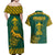 South Africa Rugby Couples Matching Off Shoulder Maxi Dress and Hawaiian Shirt Springboks Proud The Champions LT9 - Wonder Print Shop