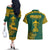 South Africa Rugby Couples Matching Off The Shoulder Long Sleeve Dress and Hawaiian Shirt Springboks Proud The Champions LT9 - Wonder Print Shop