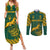 South Africa Rugby Couples Matching Summer Maxi Dress and Long Sleeve Button Shirt Springboks Proud The Champions LT9 - Wonder Print Shop