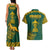 South Africa Rugby Couples Matching Tank Maxi Dress and Hawaiian Shirt Springboks Proud The Champions LT9 - Wonder Print Shop