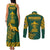 South Africa Rugby Couples Matching Tank Maxi Dress and Long Sleeve Button Shirt Springboks Proud The Champions LT9 - Wonder Print Shop