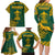 South Africa Rugby Family Matching Long Sleeve Bodycon Dress and Hawaiian Shirt Springboks Proud The Champions LT9 - Wonder Print Shop