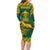 South Africa Rugby Family Matching Long Sleeve Bodycon Dress and Hawaiian Shirt Springboks Proud The Champions LT9 - Wonder Print Shop