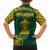 South Africa Rugby Family Matching Off Shoulder Long Sleeve Dress and Hawaiian Shirt Springboks Proud The Champions - Wonder Print Shop