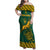 South Africa Rugby Family Matching Off Shoulder Maxi Dress and Hawaiian Shirt Springboks Proud The Champions LT9 - Wonder Print Shop