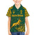 South Africa Rugby Family Matching Short Sleeve Bodycon Dress and Hawaiian Shirt Springboks Proud The Champions - Wonder Print Shop