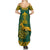 South Africa Rugby Family Matching Summer Maxi Dress and Hawaiian Shirt Springboks Proud The Champions - Wonder Print Shop