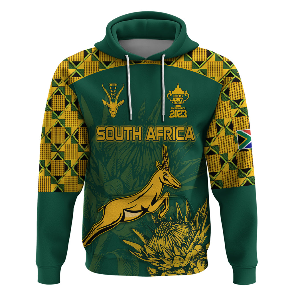 South Africa Rugby Hoodie Springboks Proud The Champions - Wonder Print Shop