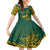 South Africa Rugby Kid Short Sleeve Dress Springboks Proud The Champions - Wonder Print Shop