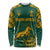 South Africa Rugby Long Sleeve Shirt Springboks Proud The Champions - Wonder Print Shop