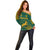 South Africa Rugby Off Shoulder Sweater Springboks Proud The Champions - Wonder Print Shop