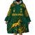 South Africa Rugby Wearable Blanket Hoodie Springboks Proud The Champions - Wonder Print Shop