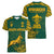 South Africa Rugby Women V Neck T Shirt Springboks Proud The Champions - Wonder Print Shop