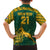 Custom South Africa Rugby Family Matching Long Sleeve Bodycon Dress and Hawaiian Shirt Springboks Proud The Champions LT9 - Wonder Print Shop