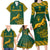 Custom South Africa Rugby Family Matching Long Sleeve Bodycon Dress and Hawaiian Shirt Springboks Proud The Champions LT9 - Wonder Print Shop