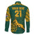 Custom South Africa Rugby Family Matching Long Sleeve Bodycon Dress and Hawaiian Shirt Springboks Proud The Champions LT9 - Wonder Print Shop