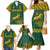 Custom South Africa Rugby Family Matching Mermaid Dress and Hawaiian Shirt Springboks Proud The Champions LT9 - Wonder Print Shop