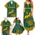 Custom South Africa Rugby Family Matching Summer Maxi Dress and Hawaiian Shirt Springboks Proud The Champions - Wonder Print Shop