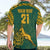 Custom South Africa Rugby Hawaiian Shirt Springboks Proud The Champions - Wonder Print Shop