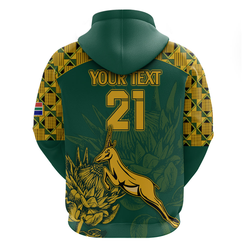 Custom South Africa Rugby Hoodie Springboks Proud The Champions - Wonder Print Shop