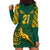 Custom South Africa Rugby Hoodie Dress Springboks Proud The Champions - Wonder Print Shop