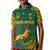 Custom South Africa Rugby Kid Polo Shirt Springboks Proud The Champions - Wonder Print Shop