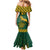 Custom South Africa Rugby Mermaid Dress Springboks Proud The Champions - Wonder Print Shop