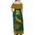 Custom South Africa Rugby Off Shoulder Maxi Dress Springboks Proud The Champions - Wonder Print Shop