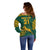 Custom South Africa Rugby Off Shoulder Sweater Springboks Proud The Champions - Wonder Print Shop