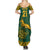 Custom South Africa Rugby Summer Maxi Dress Springboks Proud The Champions - Wonder Print Shop