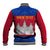 Personalised Cambodia Baseball Jacket With Simple Flag Style LT9 - Wonder Print Shop