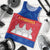 Personalised Cambodia Men Tank Top With Simple Flag Style - Wonder Print Shop