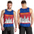 Personalised Cambodia Men Tank Top With Simple Flag Style - Wonder Print Shop