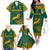 Custom South Africa Rugby Family Matching Off Shoulder Long Sleeve Dress and Hawaiian Shirt Springboks Proud The Champions No2 - Wonder Print Shop