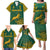 Custom South Africa Rugby Family Matching Puletasi Dress and Hawaiian Shirt Springboks Proud The Champions No2 - Wonder Print Shop