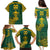 Custom South Africa Rugby Family Matching Puletasi Dress and Hawaiian Shirt Springboks Proud The Champions No2 - Wonder Print Shop