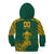 Custom South Africa Rugby Kid Hoodie Springboks Proud The Champions No2 - Wonder Print Shop