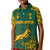 Custom South Africa Rugby Kid Polo Shirt Springboks Proud The Champions No2 - Wonder Print Shop