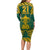 Custom South Africa Rugby Long Sleeve Bodycon Dress Springboks Proud The Champions No2 - Wonder Print Shop