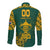 Custom South Africa Rugby Long Sleeve Button Shirt Springboks Proud The Champions No2 - Wonder Print Shop