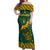 Custom South Africa Rugby Off Shoulder Maxi Dress Springboks Proud The Champions No2 - Wonder Print Shop