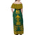 Custom South Africa Rugby Off Shoulder Maxi Dress Springboks Proud The Champions No2 - Wonder Print Shop