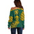 Custom South Africa Rugby Off Shoulder Sweater Springboks Proud The Champions No2 - Wonder Print Shop