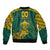 Custom South Africa Rugby Sleeve Zip Bomber Jacket Springboks Proud The Champions No2 - Wonder Print Shop