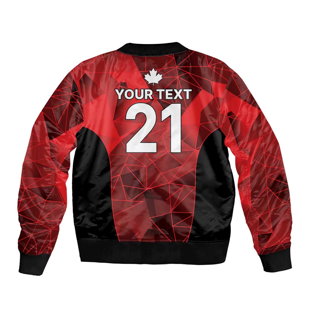 Custom Canada Cricket Spirit 2026 Bomber Jacket World T20 Edition - Wonder Print Shop