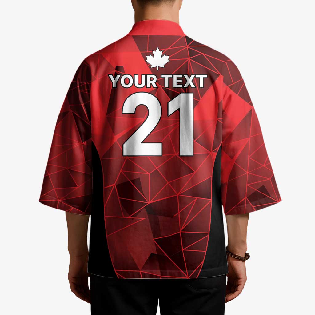 Custom Canada Cricket Spirit 2026 Kimono World T20 Edition - Wonder Print Shop