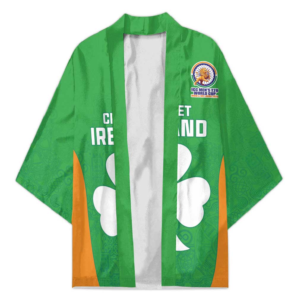 Custom Ireland Cricket Spirit 2026 Kimono World T20 Edition - Wonder Print Shop