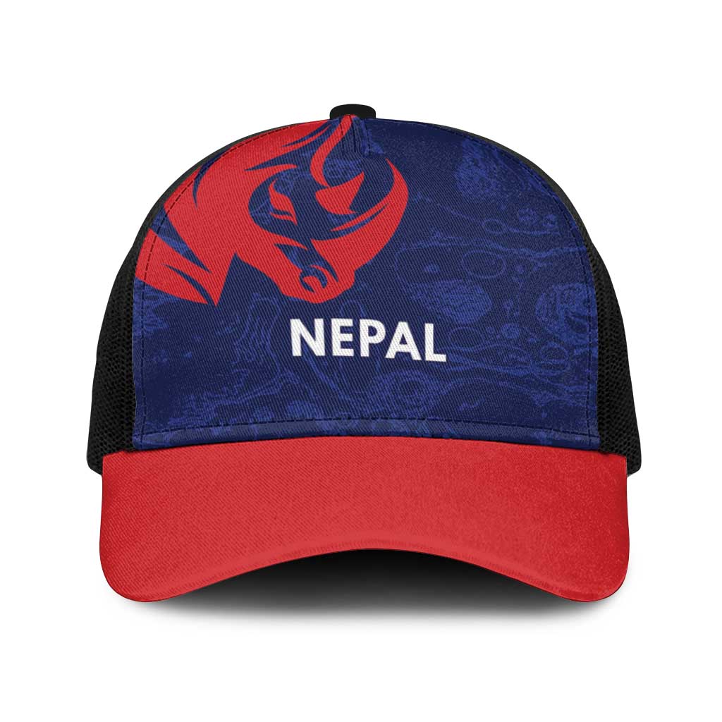 Nepal Cricket Spirit 2026 Baseball Net Cap World T20 Edition - Wonder Print Shop