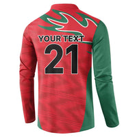 Custom Oman Cricket Spirit 2026 Button Sweatshirt World T20 Edition - Wonder Print Shop